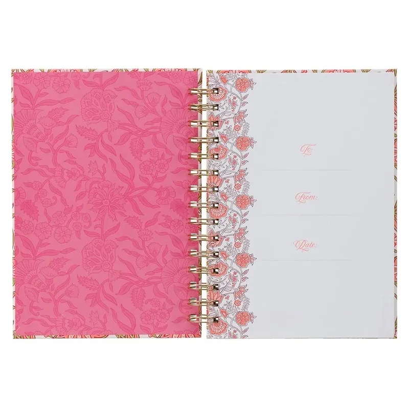 Christian Art Gifts: Journal Wirebound Be Still & Know Ps. 46:10