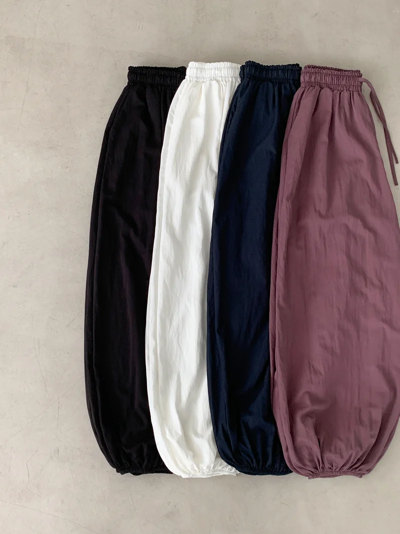 Merrymore Drawstring Elastic Waist Harem Pants