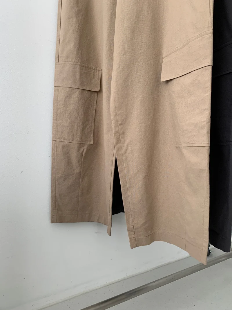 Vivel Multi Cargo Pocket Wide Leg Pants