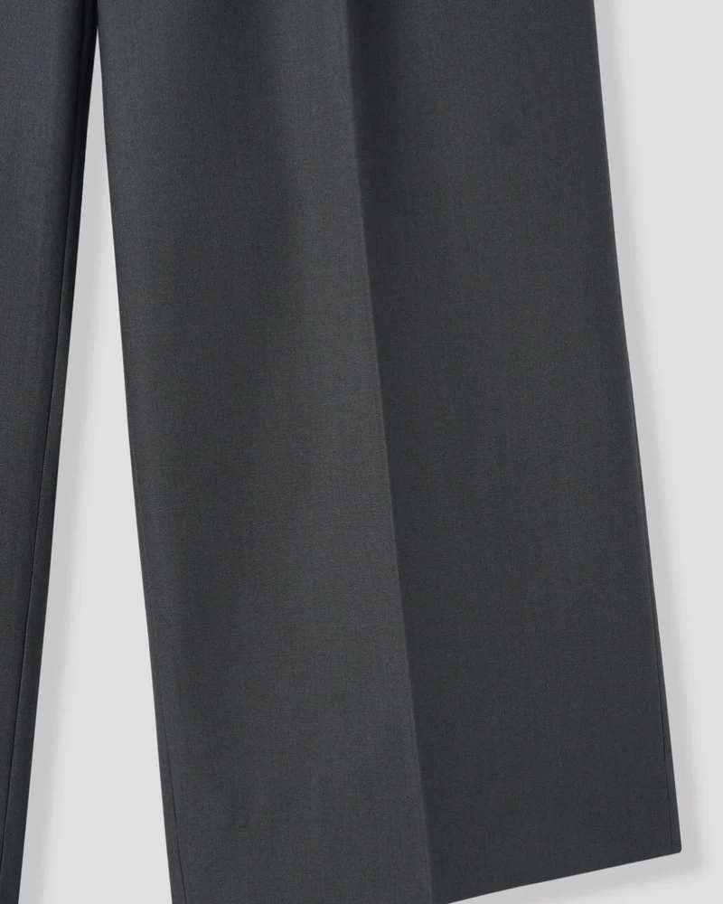 Corkage Oversized One-Tuck Wide Leg Slacks