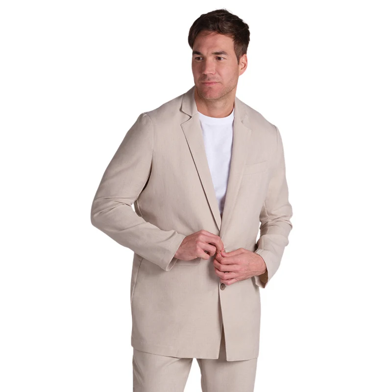 Chaqueta Levita Hombre Beig