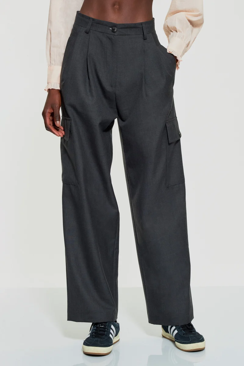 Pantalon cargo en laine Francisco