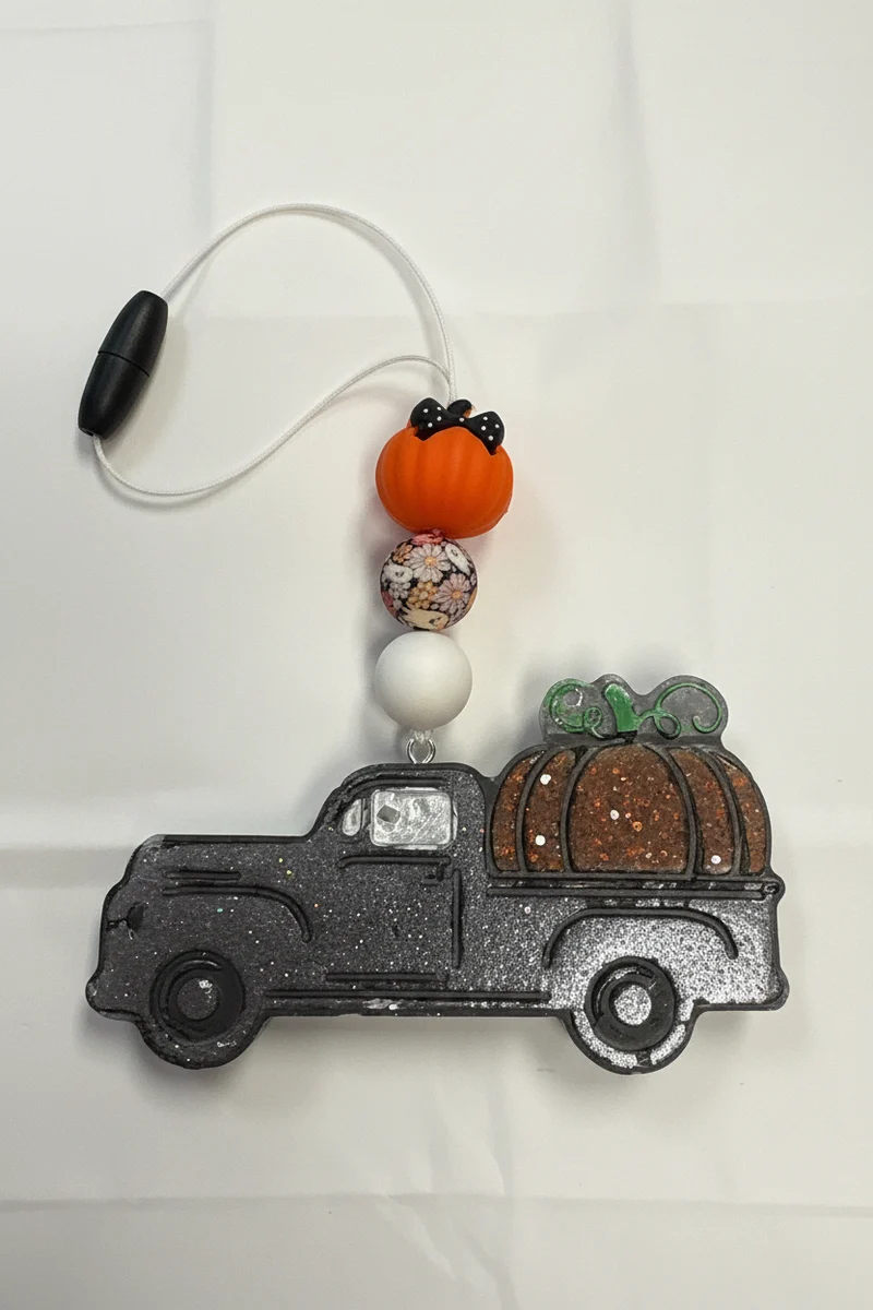 His Spirit Creations Truck Carrying Pumpkin Freshie Scent Pumpkin Spice Latte V 1042