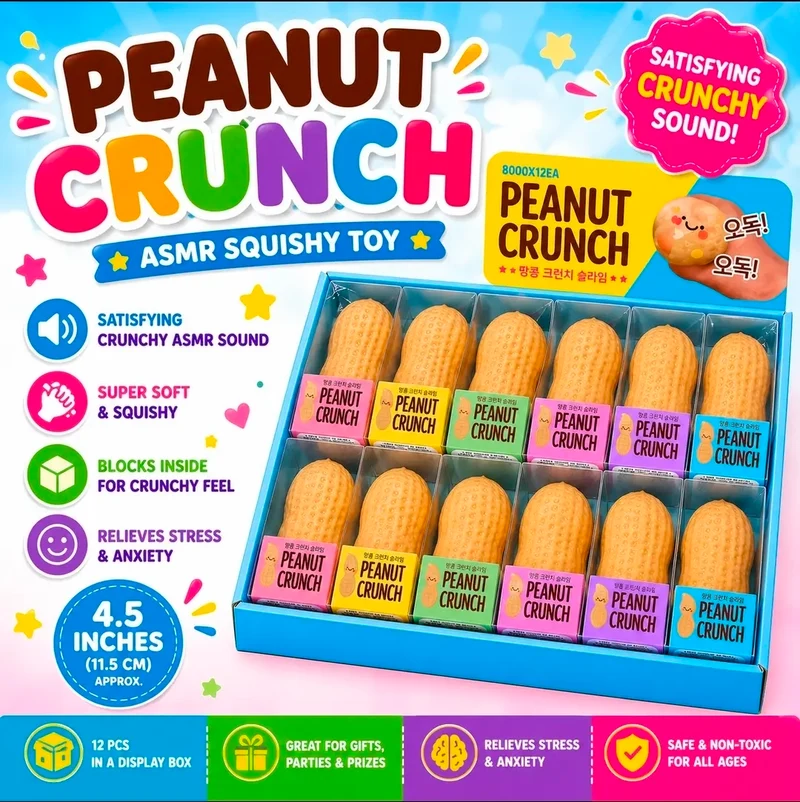 Gypsy Soul Peanut Crunch ASMR Squishy Toy