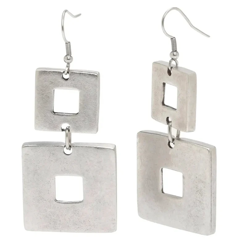 Chanour Handmade Pewter Earrings Style 5050