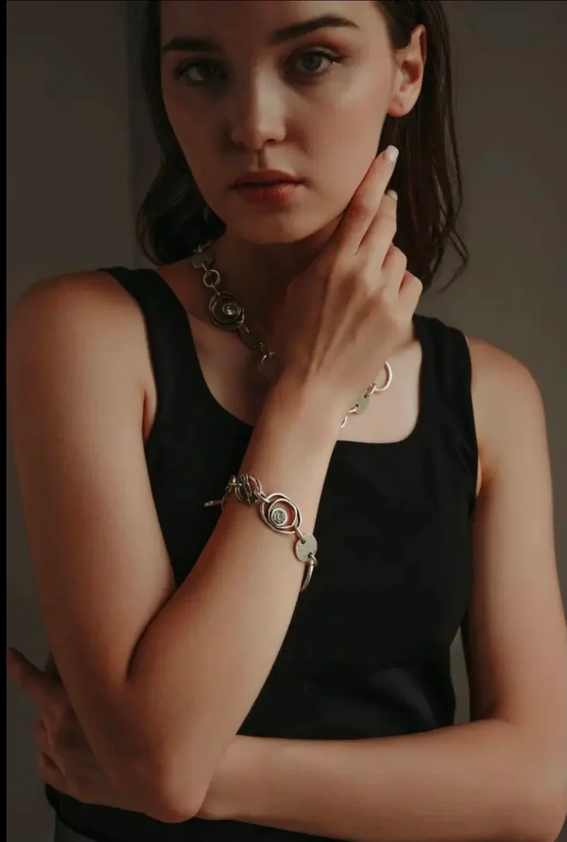 Chanour Handmade Pewter Bracelet Style 2807