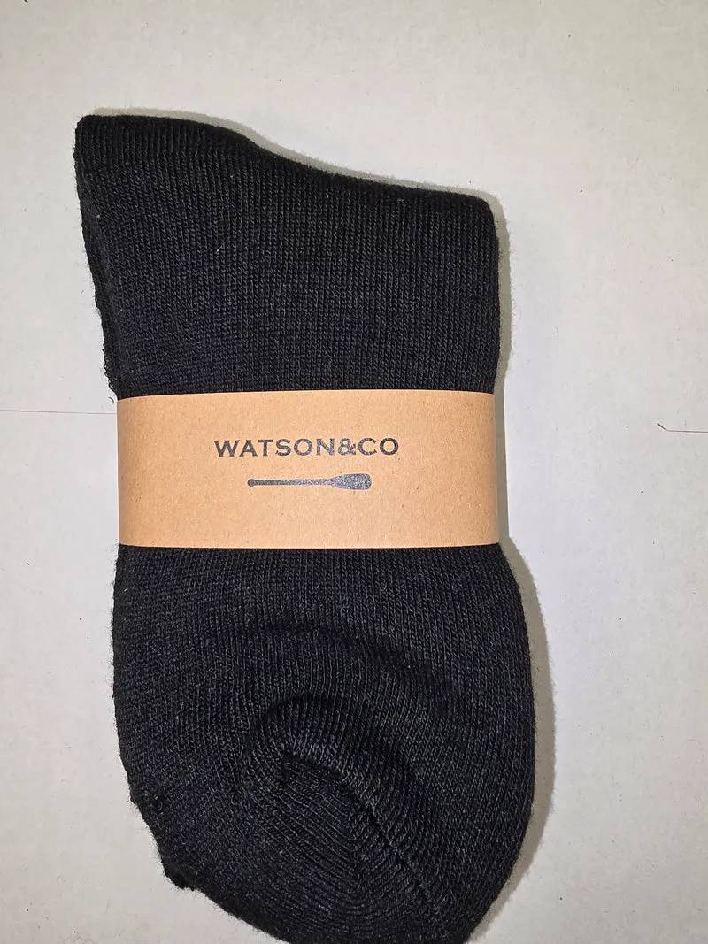 Watson & Co. One Size Fits All Unisex- Soft Ankle Socks