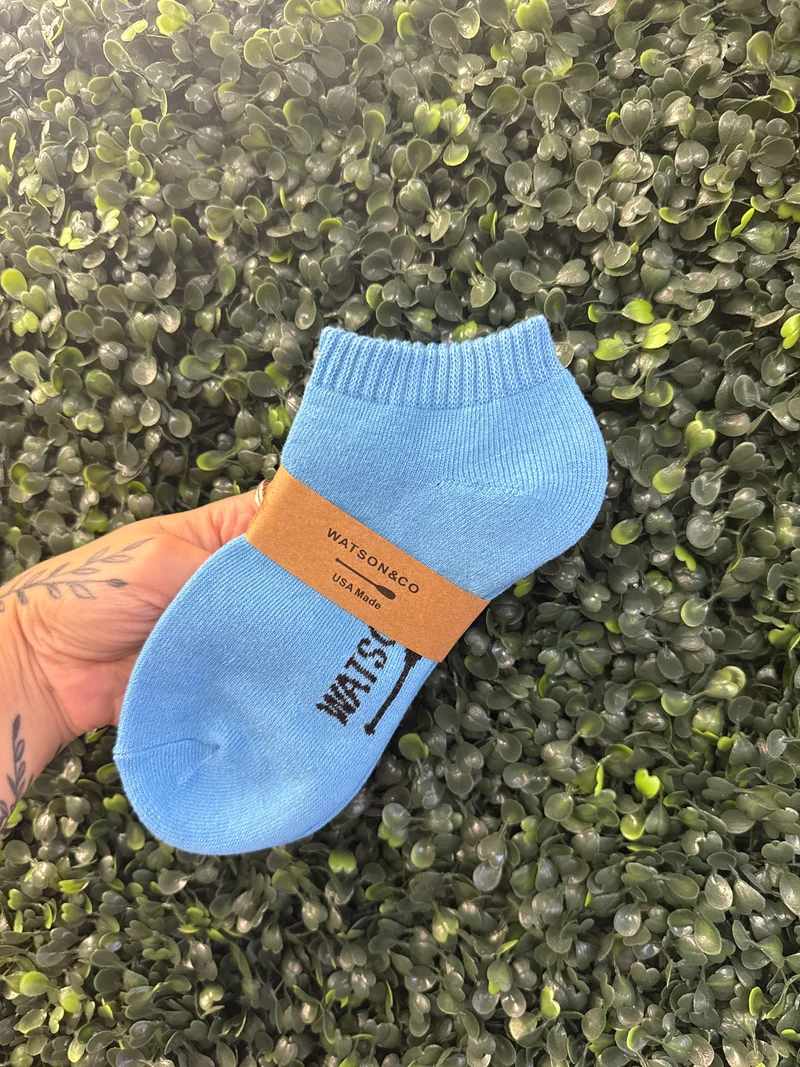 Watson & Co. One Size Fits All Unisex- Soft Ankle Socks