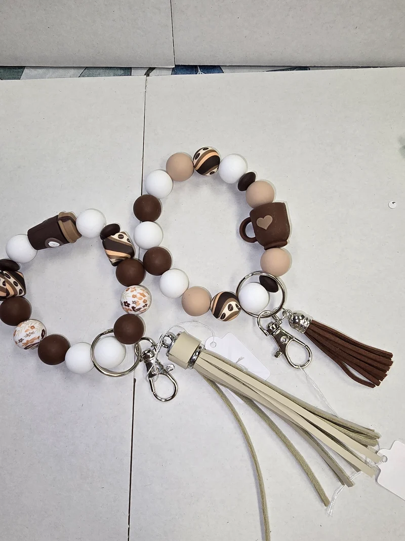 1042 His Spirit Creations Coffee Themed Wristlets