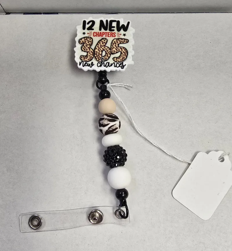 1042 His Spirit Creations 365 Chances Badge Clip