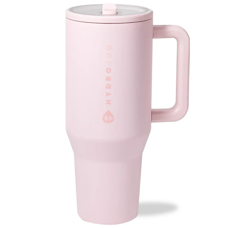 Pink Sand HydroJug 40 oz Traveler Tumbler