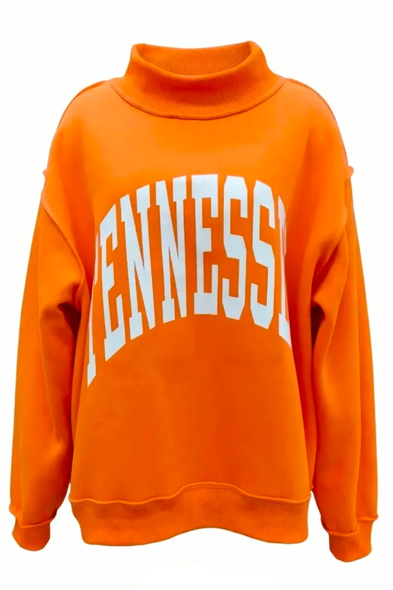Bucketlist Inc. Tennessee & TN Reversible Mockneck Sweatshirt