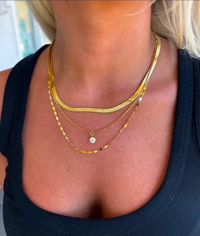 Chansuttpearls Amelia Necklace Water Resistent 15-17"
