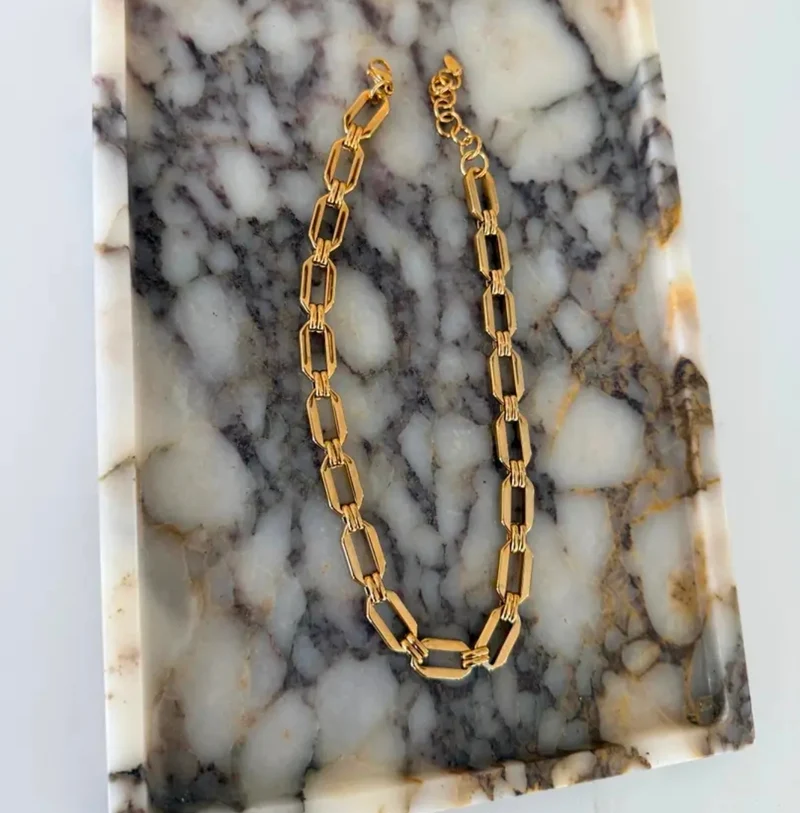 Chansuttpearls Gianna Necklace Water Resistent 16-18"