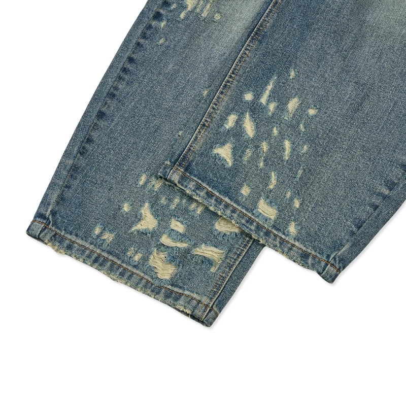 Franc Heavy Distressed Barrel Denim