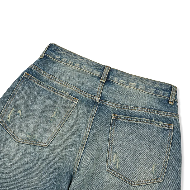 Franc Heavy Distressed Barrel Denim