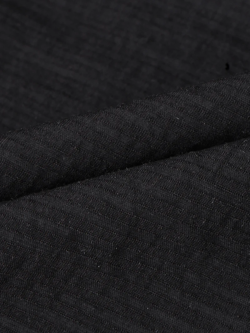 Act Pinstripe Double Pleat Wide Pants (Unisex)