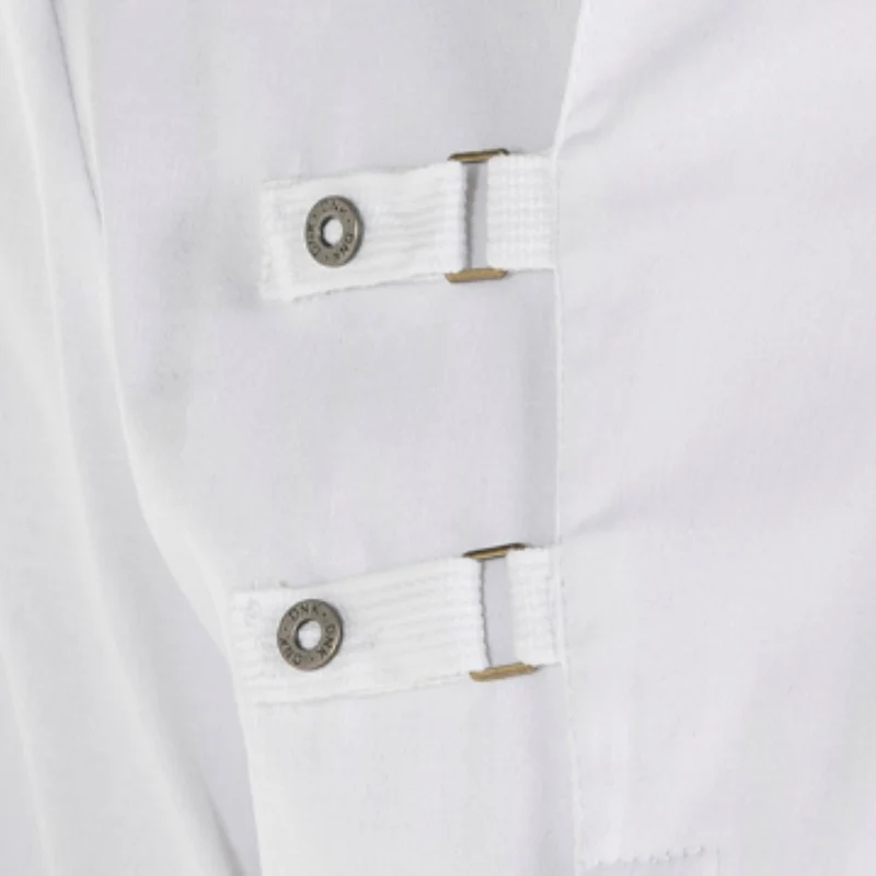 Chaqueta Cocinero Hebillas Blanca