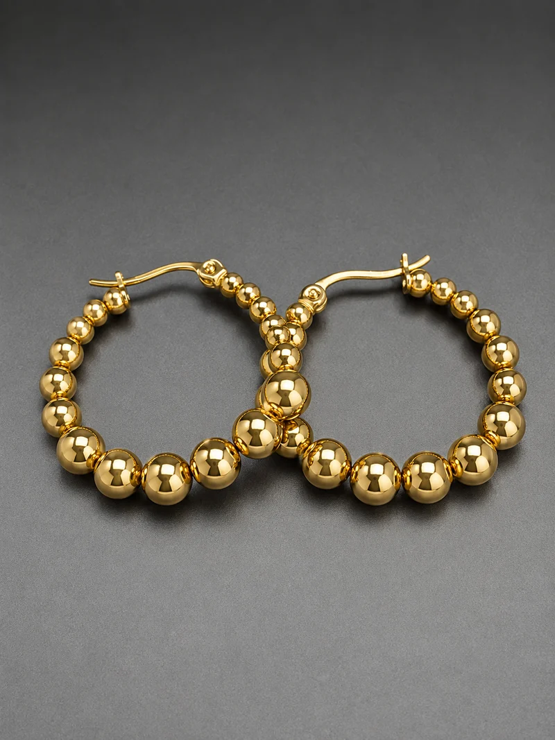 WM Jewelry Small Ball Earrings 1234