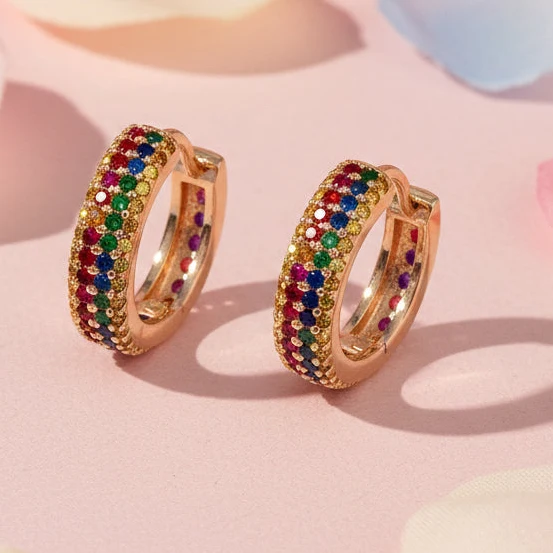 WM Jewelry Multi Color Earrings 1234