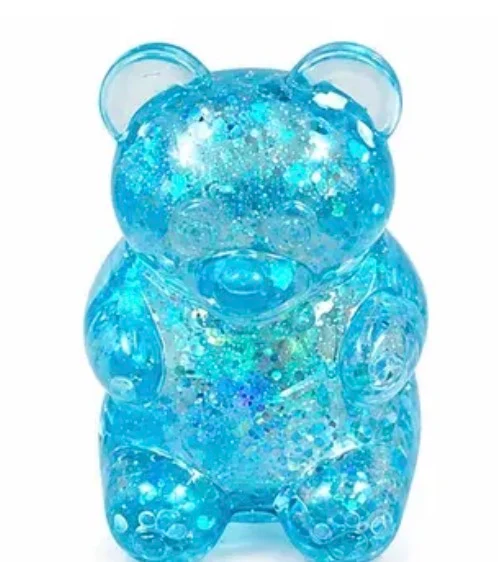 Glitter Gummy Bear Squishes