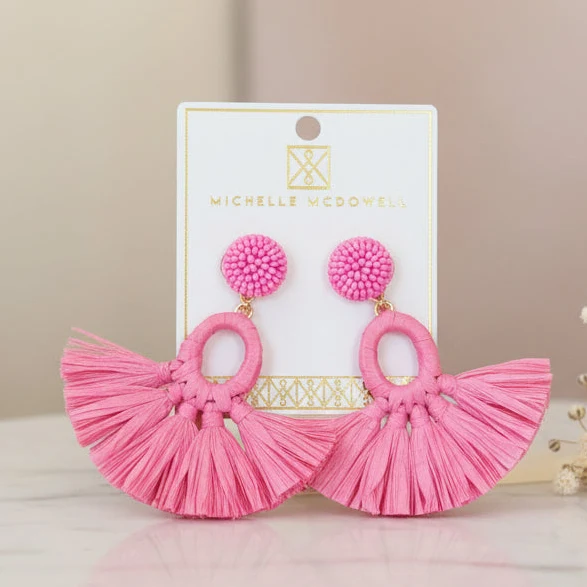 Michelle McDowell Alexa Pink Earrings
