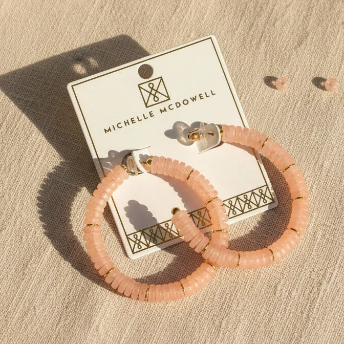 Michelle McDowell Olivia Blush Earrings