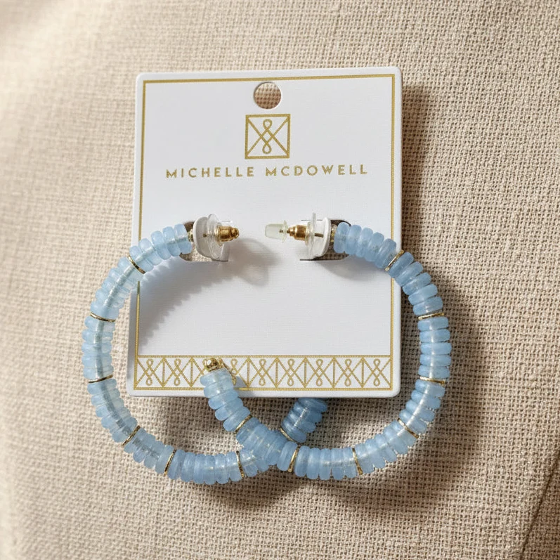 Michelle McDowell Olivia Periwinkle Earrings