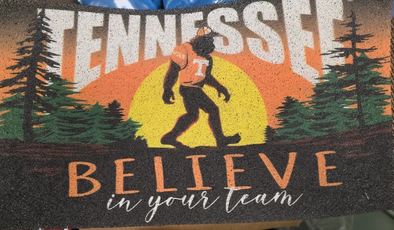 Evergreen Tennessee Vols Believe In Your Team Door Mat