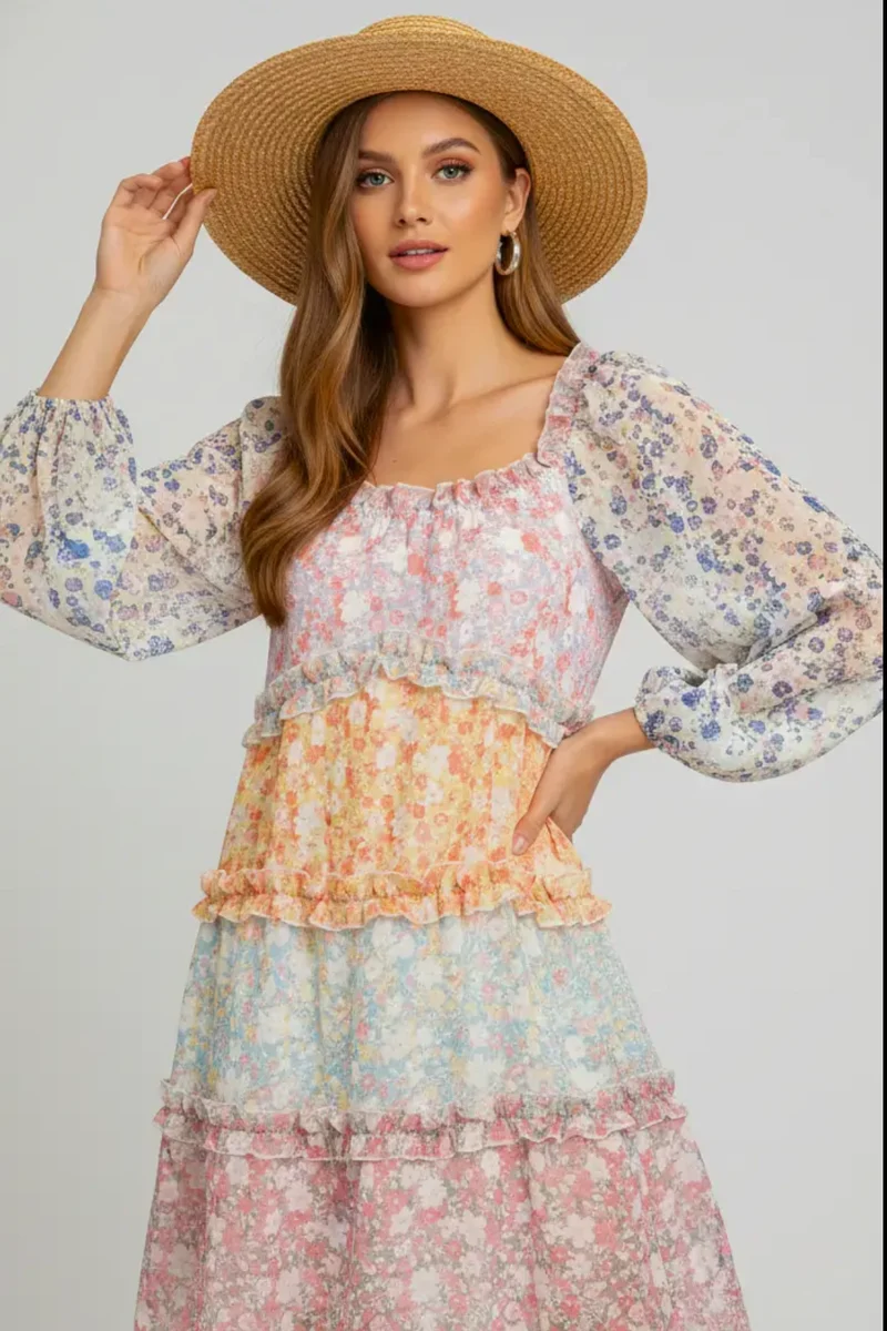 LTX Sportswear 826 Wildflower Bohemian Dress