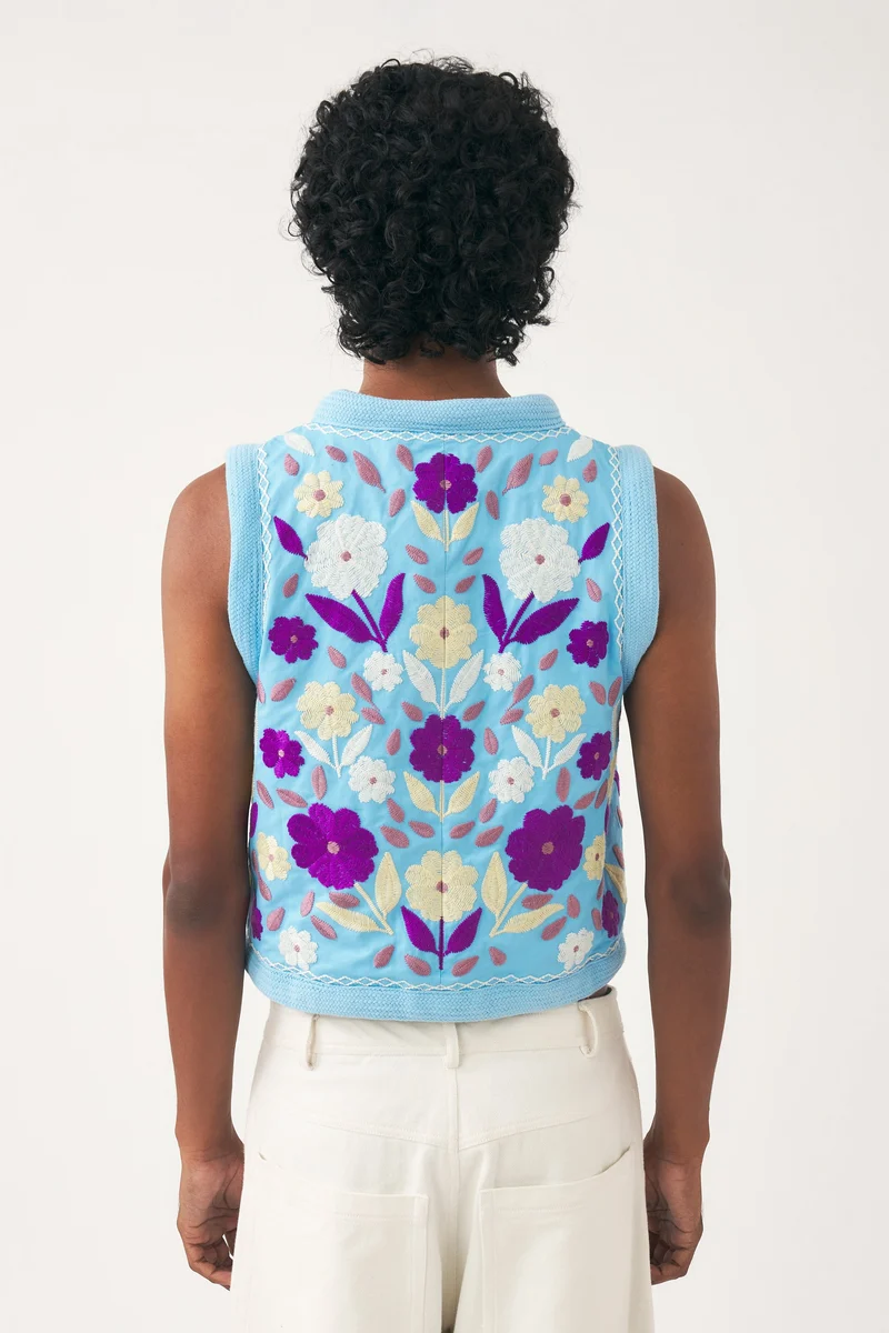 Gilet brodé Tady
