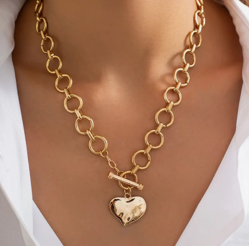 Josslyn Notable Hammered Pocket Heart