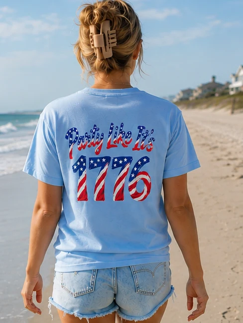 1971 Gifted Garments Party Like it's 1776 Soft Style Shirt