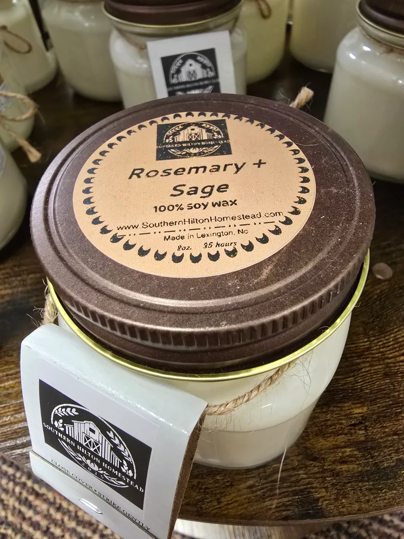 1004 Southern Hilton Homestead 100% Soy Mason Jar Candle 8oz.