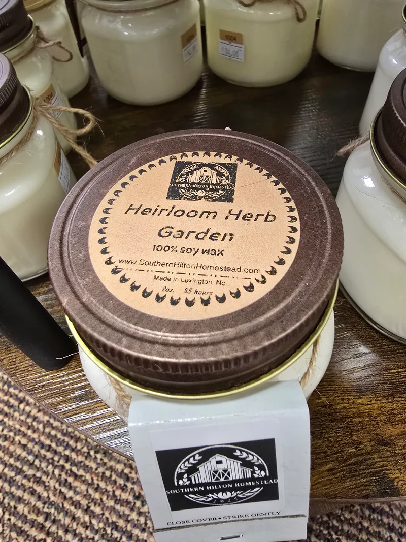 1004 Southern Hilton Homestead 100% Soy Mason Jar Candle 8oz.