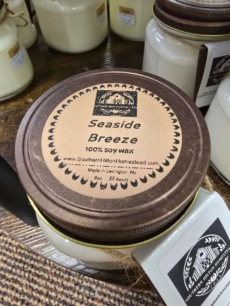 1004 Southern Hilton Homestead 100% Soy Mason Jar Candle 8oz.