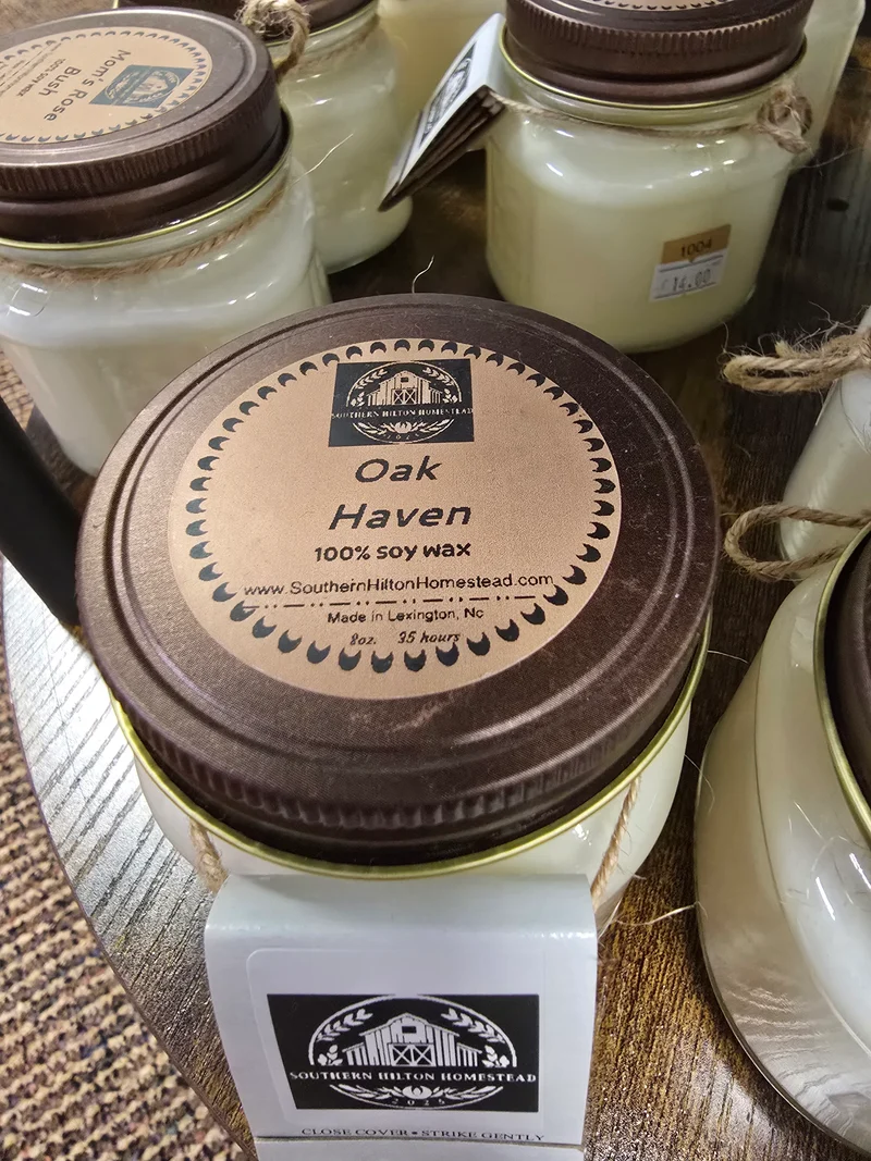 1004 Southern Hilton Homestead 100% Soy Mason Jar Candle 8oz.