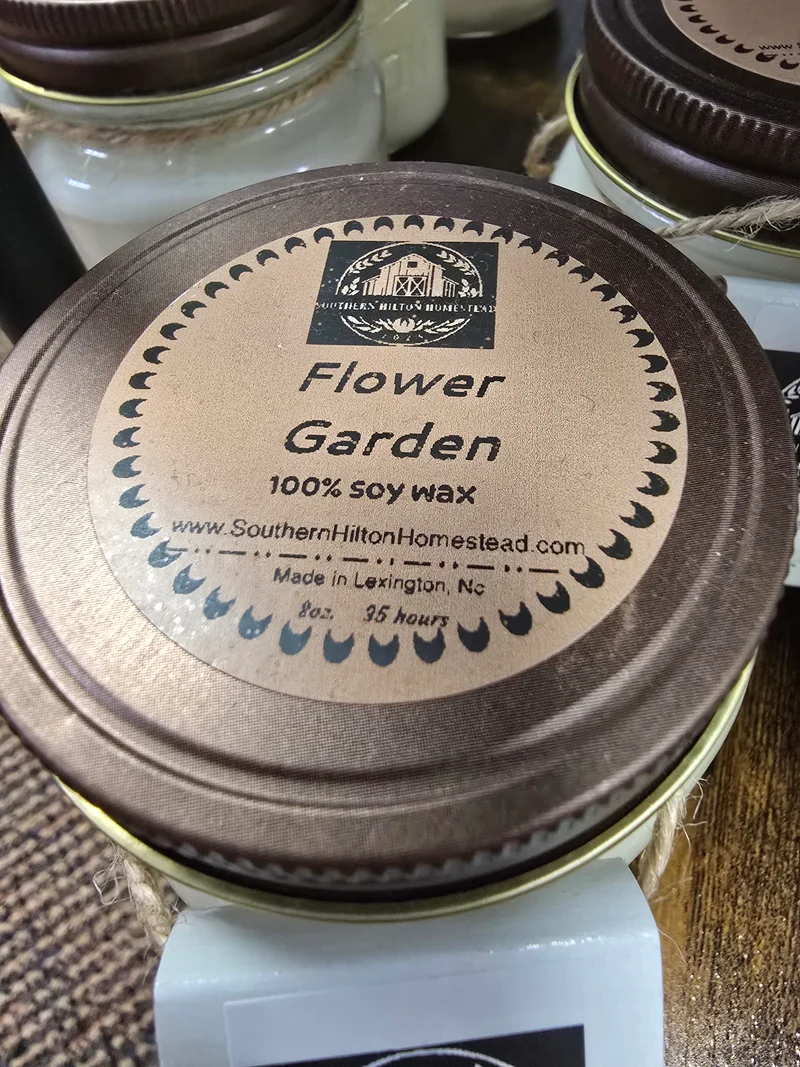 1004 Southern Hilton Homestead 100% Soy Mason Jar Candle 8oz.