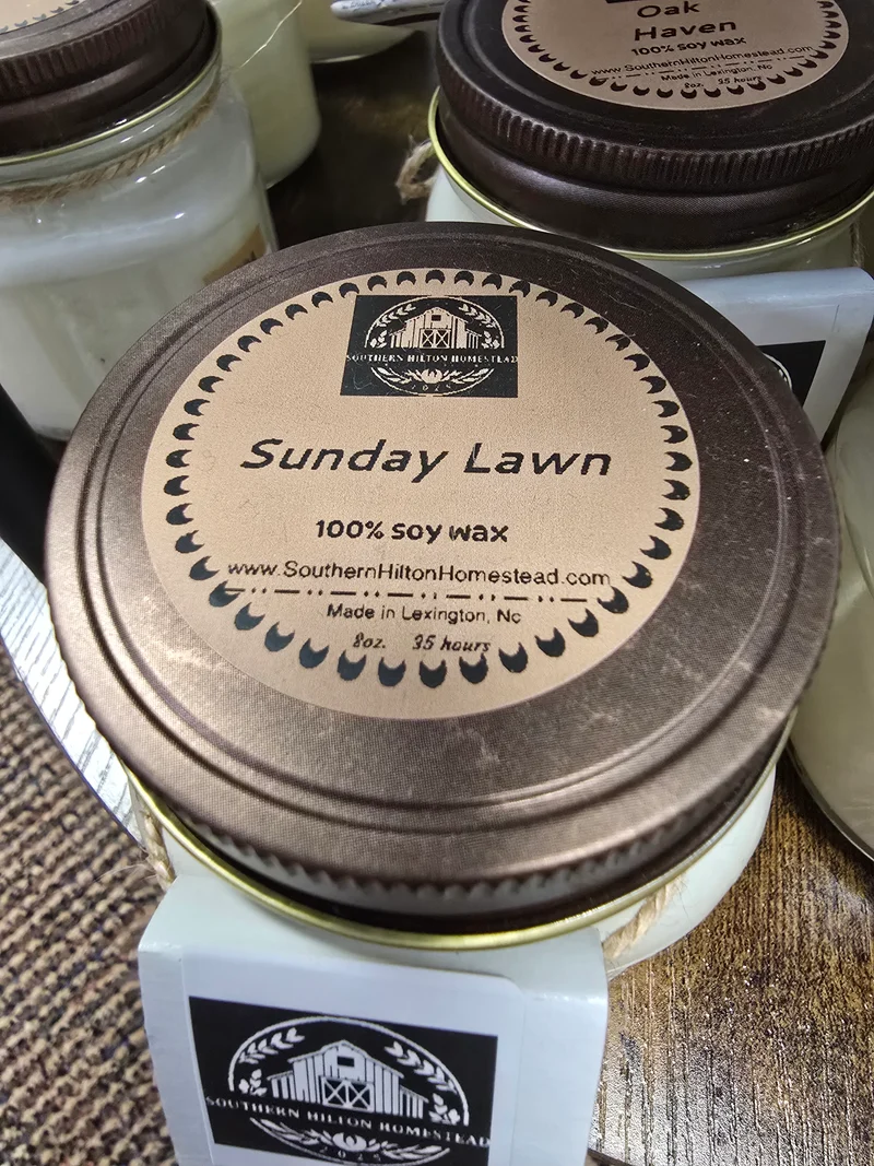 1004 Southern Hilton Homestead 100% Soy Mason Jar Candle 8oz.