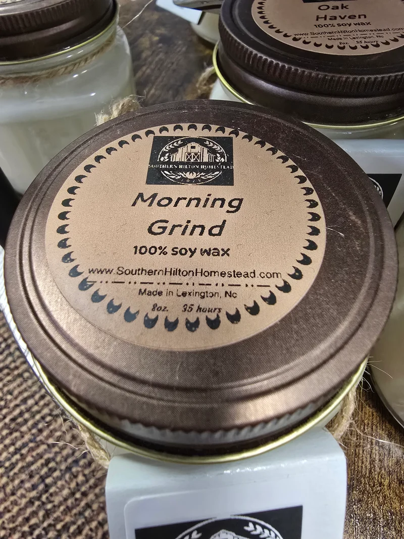 1004 Southern Hilton Homestead 100% Soy Mason Jar Candle 8oz.