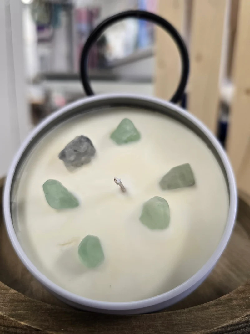 1004Southern Hilton Homestead Healing Lotion & Crystals Scented Candles