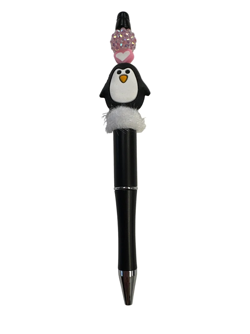 His Spirit Creations Beaded Penguin Pen V# 1042