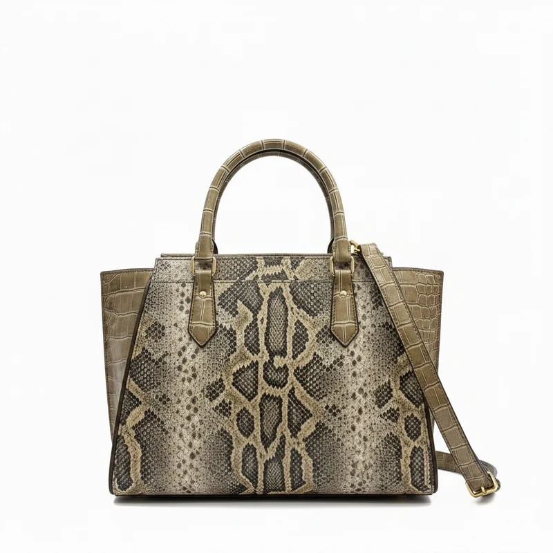 Pricilla (Natural Leighton) Brahmin Purse V# 9177