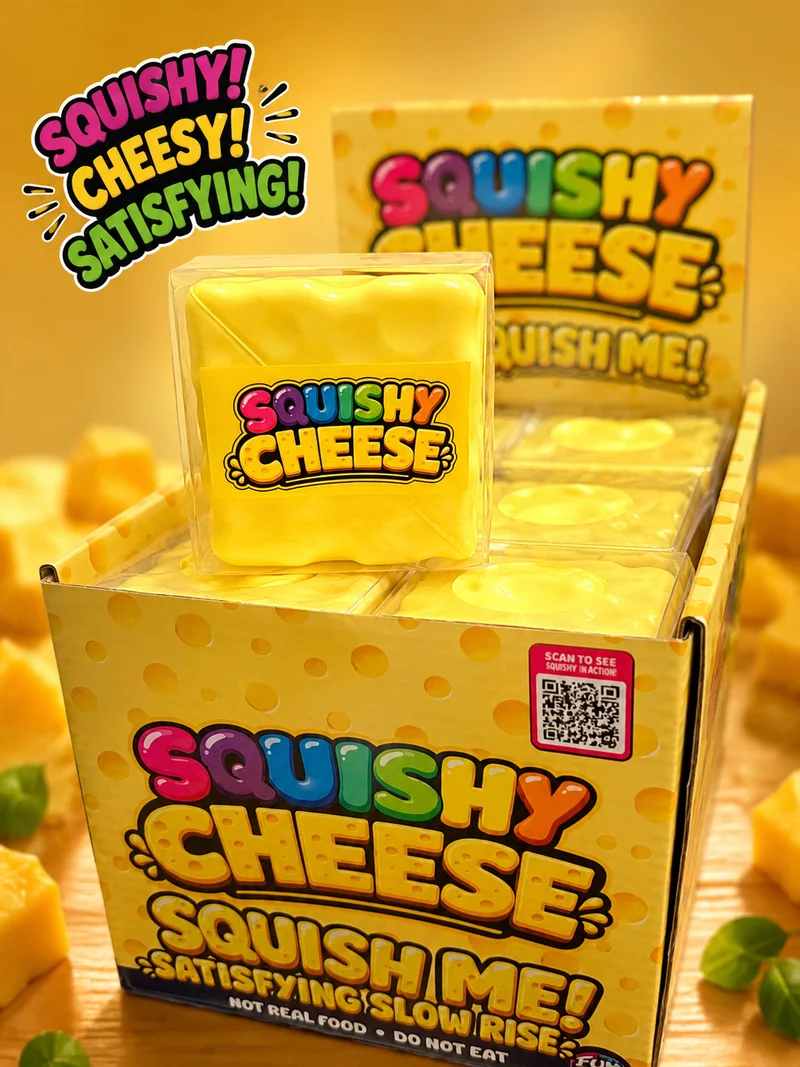 Novelty Fun Doh Squishy Cheese