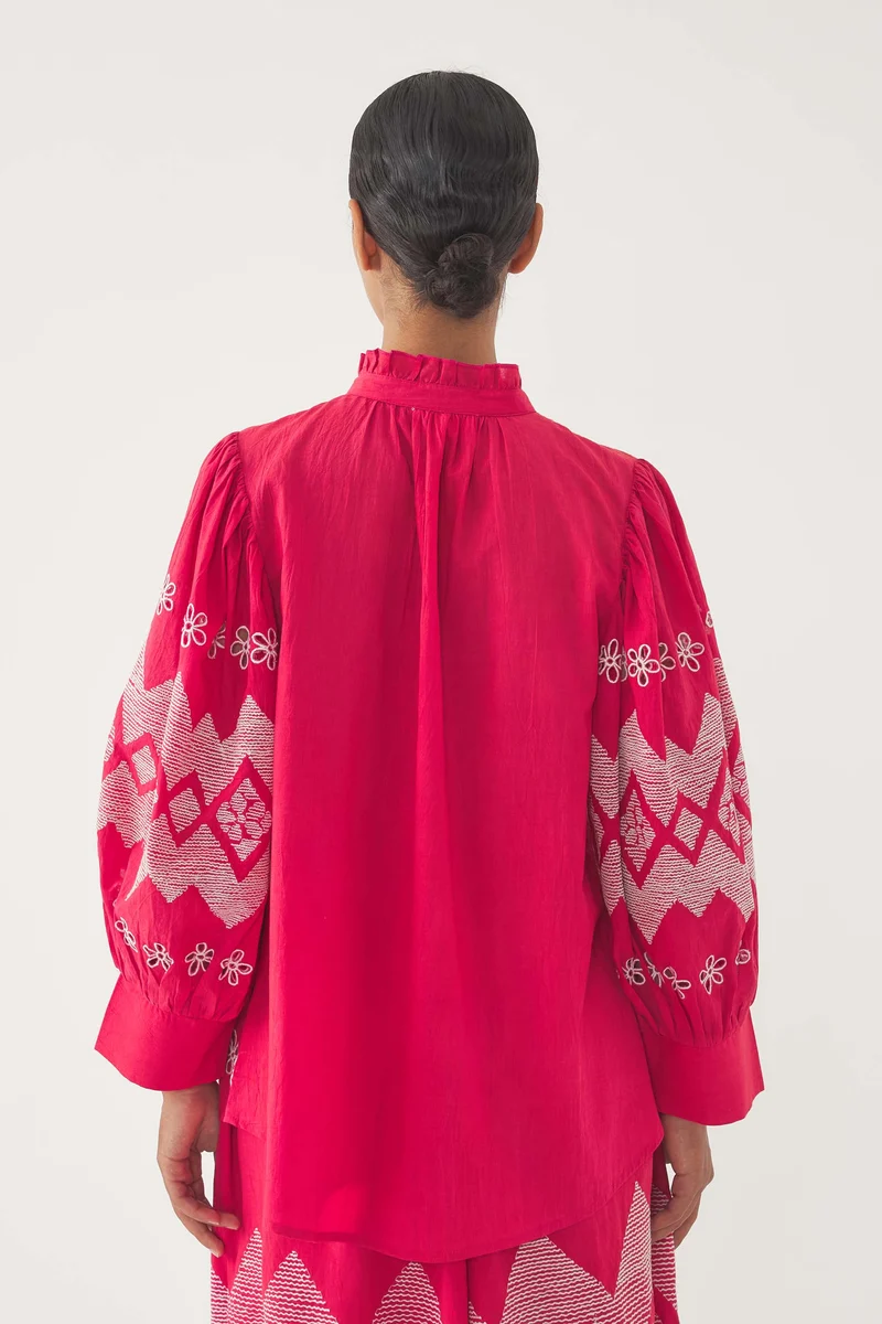 Blouse brodée Tolede
