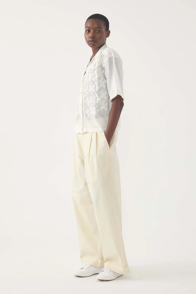 Blouse brodée Suzane