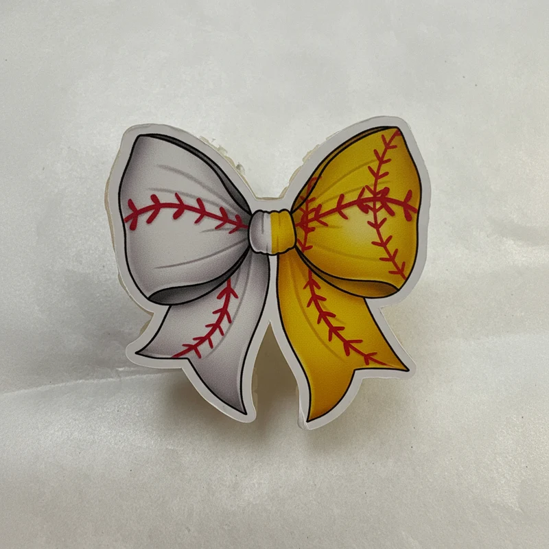 His Spirit Creations Baseball & Softball Bow Freshie Vent Clip Scent Watermelon Jolly Rancher V 1042
