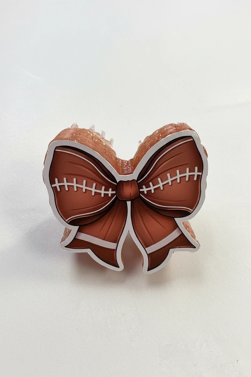 His Spirit Creations Freshie Vent Clip Football Bow Scent Watermelon Jolly Rancher V 1042