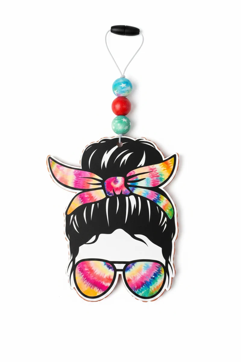 His Spirit Creations Tie Dye Girl Freshie Scent Watermelon Jolly Rancher V 1042