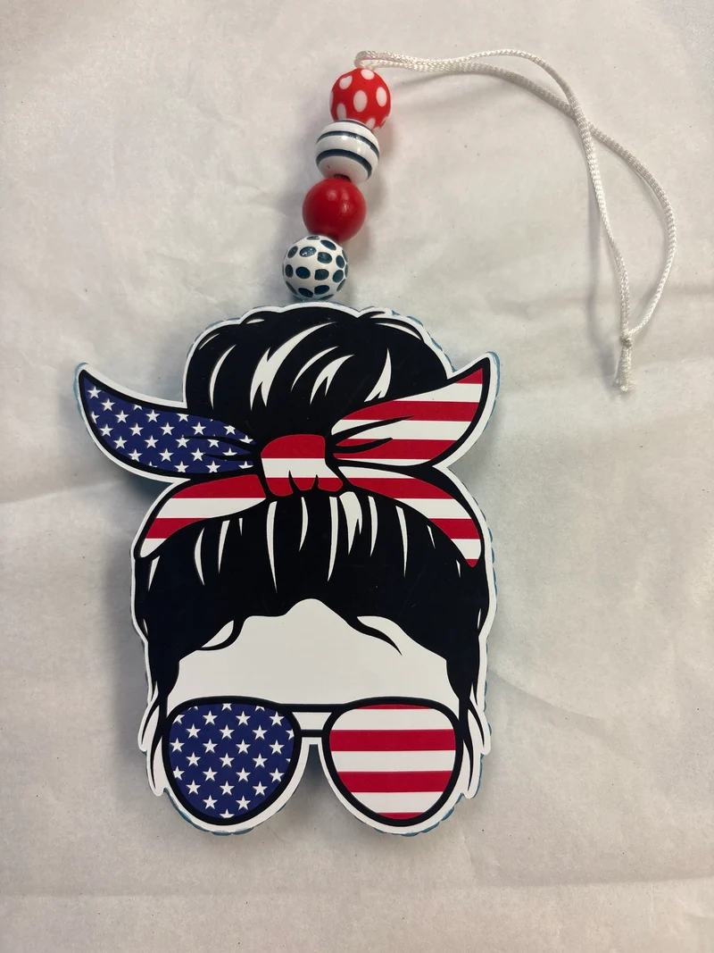 His Spirit Creations Patriotic Girl Freshie Scent Watermelon Jolly Rancher V 1042